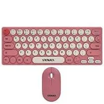 Tec USB Satellite AK6032G com Mouse Sem Fio Rosa
