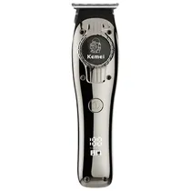 Máquina de Cortar Cabelo Kemei Professional Hair Clipper KM-1708 - Recarregável - Preto