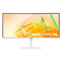 Monitor Samsung Viewfinity S6 LS34C654TANXGO 34" Uwqhd Curvo 100HZ Va - Preto