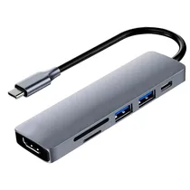 Hub Satellite A-HUBC55 - 6 Portas - USB - Cinza