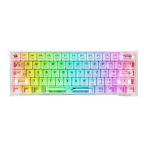 Teclado Gamer Redragon Fizz K617CT-RGB Switch Transparente Layout 60% - Transparente