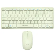 Teclado + Mouse FTX GK03S Wireless / Português - Dourado