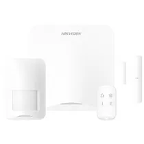 Kit Alarme Sem Fio Hikvision DS-PA201P-KIT-16WB Wifi com Sensor Pir - Branco