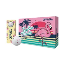 Pelotas de Golf Taylormade M1053501 TP5X Flamingo 12 Unidades