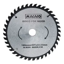 Disco para Madeira Macaco – 180MM / 7" / 40 Dentes