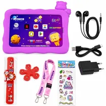 Tablet Atouch KC64 Lite Kids Dual Sim 256GB/1GB Ram de 7.85" 13MP/8MP + Capinha Rosa
