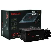 Fonte 600W Redragon GC-PS002 Bronze 80PLUS (Iva)