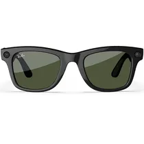 Óculos de Sol Inteligente Ray Ban Meta Wayfarer RW4008 com Câmera e Speaker - Shiny Blak/G15 Green