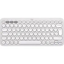 Teclado Sem Fio Logitech Pebble Keys 2 K380S (920-011784) Espanhol com Bluetooth - Branco