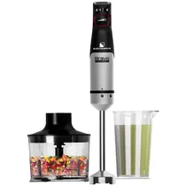 Mixer Electrobras Bravo EBMX-1200 1.200 Watts + Processador de Alimentos 110V ~ 60HZ - Preto/Prata