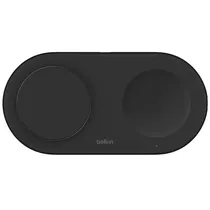 Carregador Magnético Wireless Belkin WIZ021VFBK 2-IN-1 15W Boostcharge QI2 Magsafe - Preto
