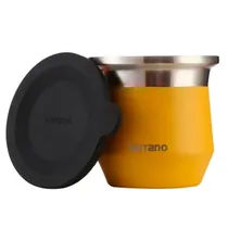 Terrano Guampa Acero Inox Flap Tapa Goma AC403060020 170ML Strong Yellow