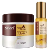 C.Karseell Kit Máscara e Óleo 500ML + 50ML Maca Essencial