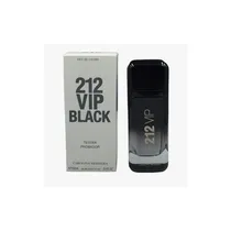 Tester Carolina Herrera 212 Vip Black Edp 100ML Masc