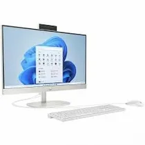 All In One HP 24-CR0210 ATHLON-SILVER-7120U/ 8GB/ 256 SSD/ 23.8" FHD Touchscreen/ W11 Branco