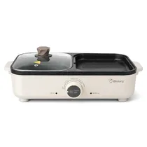Panela Eletrica + Grill Eletrica Blulory SK160B / 1600W / 220V ~ 60HZ - Branco