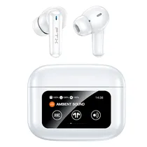 Fone de Ouvido Sem Fio FTX E56L-WH com Bluetooth 6.0 / Microfone / Touch / IPX6 - Branco