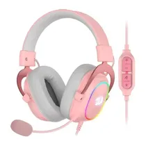 Headset Redragon Zeus X RGB Pink H510P-R