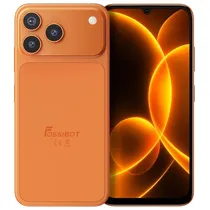 Celular Fossibot C17 Dual Sim de 128GB/4GB Ram de 6.9" 16MP/8MP - Laranja