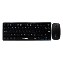 Kit Teclado e Mouse Satellite AK-731 Sem Fio Português - Preto