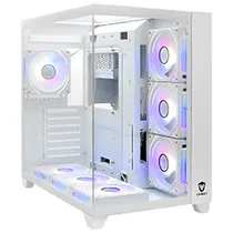 Gabinete Gamer Satellite K901 ATX / 7 Cooler - Branco