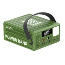 Estacao de Carga Powerbank Konfulon A45Q / 22.5W / 100000MAH / USB-A X4 / USB-C X2 - Verde