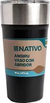 Vaso Nativo Angiru c/ Abridor - 473ML - Negro