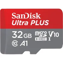 Cartão de Memória Sandisk 32GB Micro SD Ultra Plus 130MBS