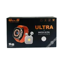 Relógio Inteligente Smartwatch Ultra Série 8 + Fone de Ouvido - 2024