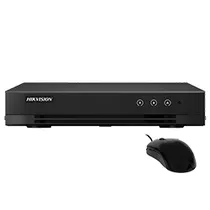 CCTV de Vigilância DVR Hikvision DS-7208HGHI-M1/ T Turbo HD 8CH / HDMI / VGA / USB / Lan - Preto + Mouse