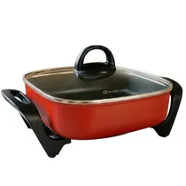 Panela Elétrica Mox MO-KEC02 - 1500W - 5L - 220V 50/60HZ - Preto/Vermelho