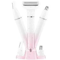Depilador VGR V-611 Branco Rosa 3IN1 5V/ 086119