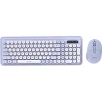 Teclado+Mouse BT FXTGK02 Branco Wifi PT