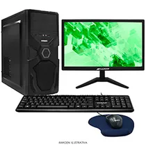 PC Montado Intel Core i3 3220 de 3.3 GHZ 8GB de Ram / 120GB SSD + Mouse / Mousepad / Teclado - Preto + Monitor