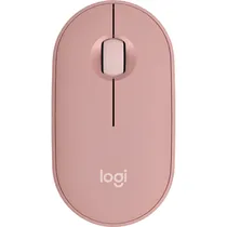 Mouse Sem Fio Logitech Pebble 2 M350S Bluetooth - Rosa (910-007048)