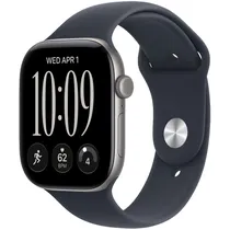 Apple Watch S12 46MM GPS MJEJ4LS/A Space Gray Navy Blue Sport Band M/L