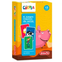 Jogo Didático de Cartas A Fazenda - 6 Jogos Clássicos