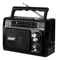 Radio Portátil Ecopower EP-F35B Negro USB/SD/FM/AM