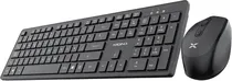 Kit Teclado+Mouse Wireless Xion XI-KBCOMBOW2 Black Español