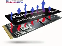 SSD M.2 Nvme 4.0 512GB Keepdata Dissipation KDNV512G4.0-16GTS