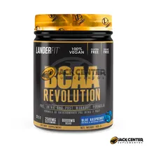Bcaa Revolution 100% Vegano Landerfit 405G Blue Raspeberry