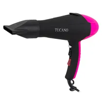 Secador de Cabelo Tucano TC-9090 / 8600W / 2 Velocidades / 2 Temperaturas / 220V ~ 50/ 60HZ - Preto/ Rosa