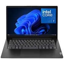 Notebook Lenovo V14 G5 Irl Intel Core 7 240H Tela Full HD 14.0" / 16GB de Ram / 512GB SSD / WIN11 - Preto (Inglês)