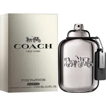 Perfume Coach Pure Platinum Parfum - Masculino 100ML