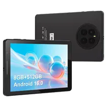 Tablet C Idea CM936 / 8GB + 512GB / 5G / Tela 9" / Bluetooth / GPS / Sim Card / 5MP+8MP / 8000MAH / Android 16.0 - Preto