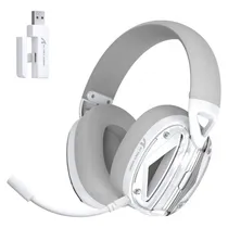 Fone Attack Shark L60 2.4G/BT Sem Fio c/Mic White