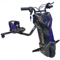 Triciclo Eletrico HYE-TR02 8.5" - Black Red Lightning