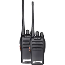 Rádio Comunicador Baofeng BF-777S 5 W Uhf 400-470 MHZ - Preto 2 Peças