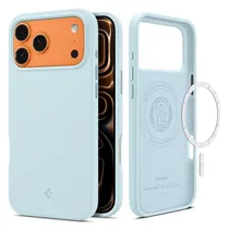 Spigen Capa iPhone 17 Pro Max Silicone Fit Mag Mute Blue ACS10048
