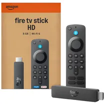 Adaptador Multimídia Amazon Fire TV Stick HD - Full HD - Wi-Fi/Bluetooth - 2025 - Preto